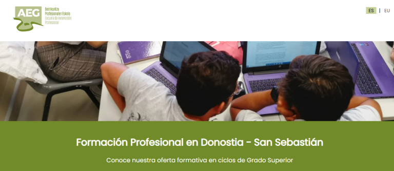 Ciclos Superiores de Formación Profesional FP en Donostia San Sebastián. Administración y Financias, Marketing y Publicidad, Informática y Comunicaciones, Textil, Confección y Piel. Matrículas. 