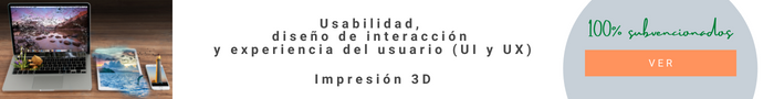 Cursos de formación para el empleo informática y comunicaciones, impresión 3D y usabilidad. 