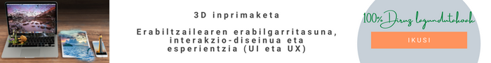 3dinprimaketa, erabiltzailearen erabilgarritasuna %100 diruz lagundutako formakuntza AEGn, Donsotian,.